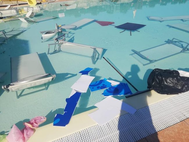 Vandali mettono fuori uso “la piscina del Babi”