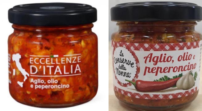 Due prodotti ritirati per presenza di frammenti di vetro