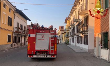 Santhià: fuga di gas in piazza Biglia