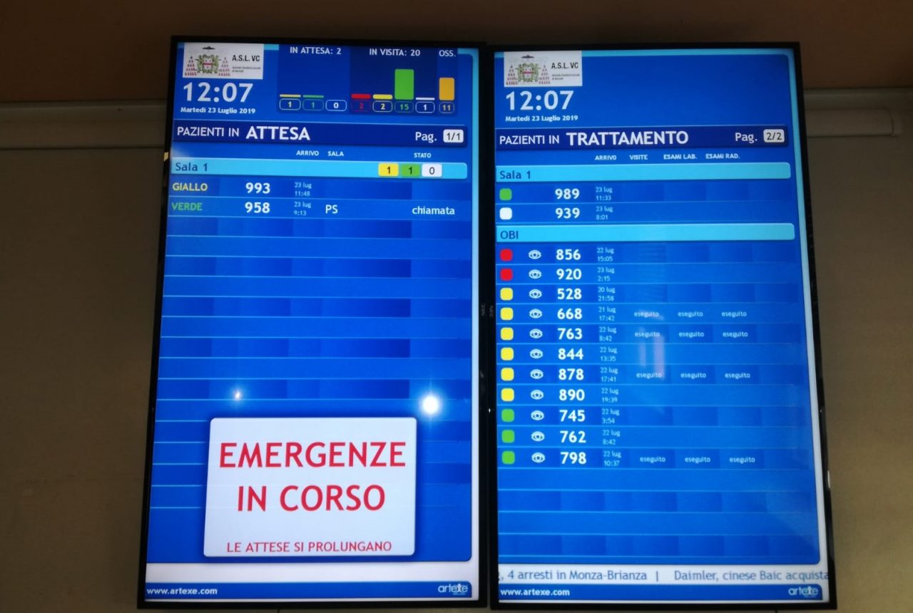 Pronto soccorso: nuovo sistema digitale in servizio