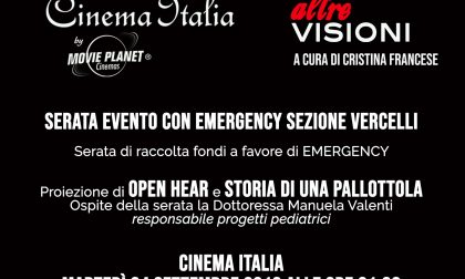 Cinema e solidarietà: serata evento per Emergency Vercelli