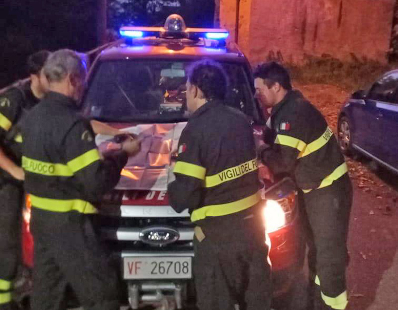 Escursionisti smarriti recuperati dai Vigili del Fuoco
