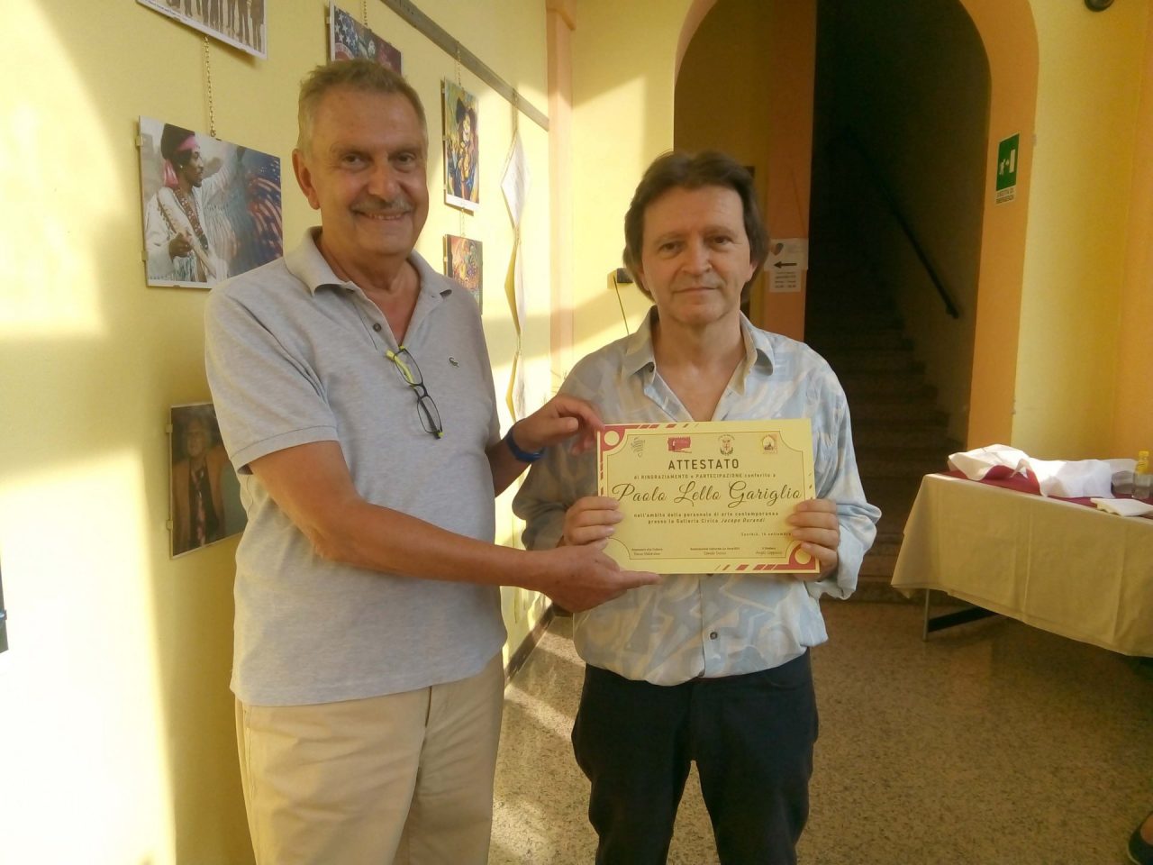 Santhià: espone Paolo Lello Gariglio