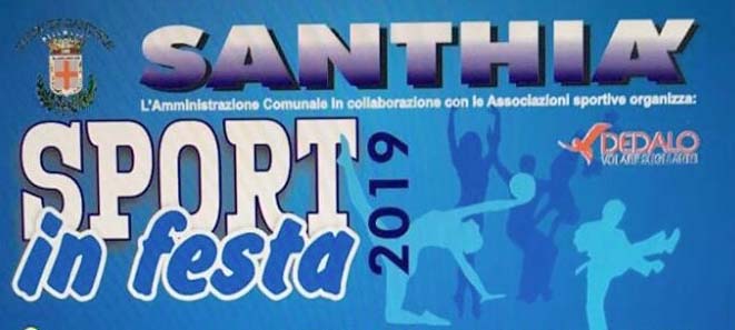 Santhià: Sport in festa, venerdì 13 e sabato 14 settembre