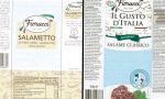 Allergene non dichiarato: Ministero segnala ritiro lotti di salame e salametto Fiorucci
