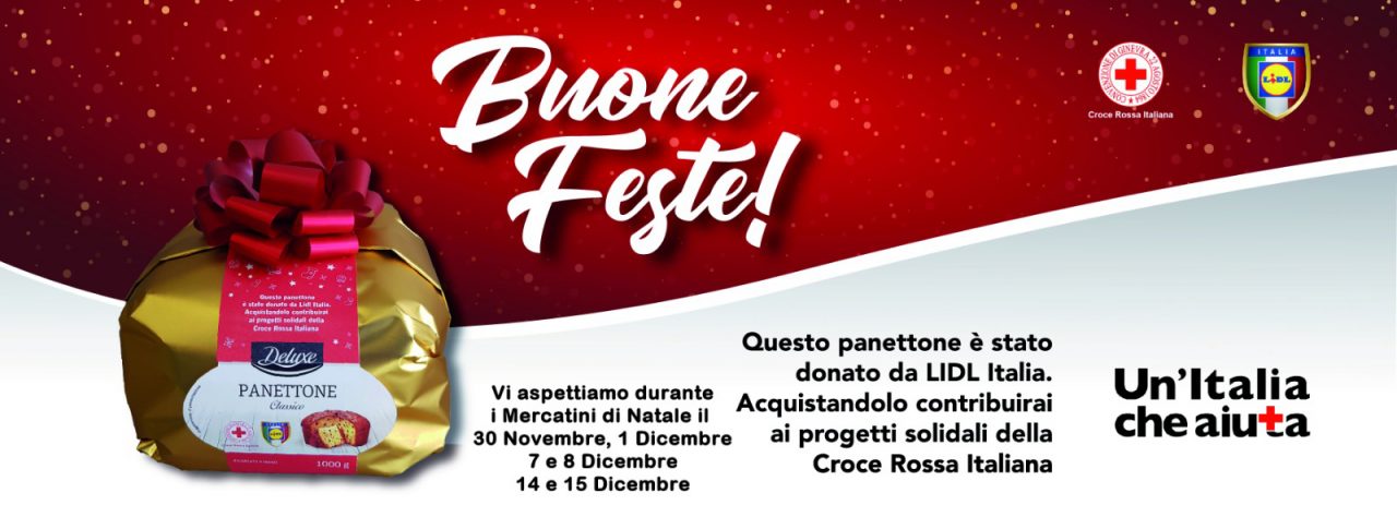 Croce Rossa e Lidl Italia: panettoni solidali