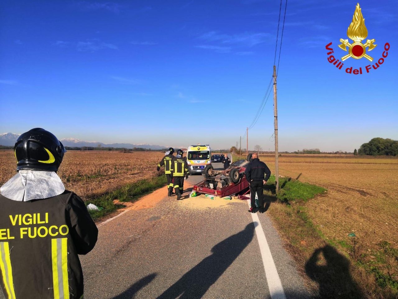 Saluggia: incidente stradale, due feriti
