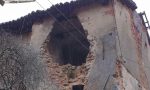 Moncrivello: crollo parziale di un edificio