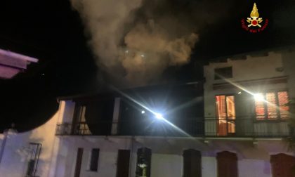 Incendio abitazione a Santhià
