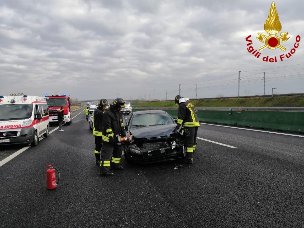 Schianto in autostrada: un ferito in ospedale