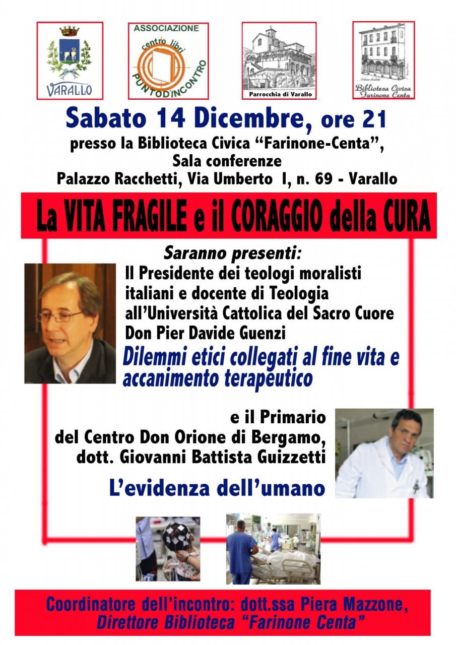 Varallo: “La vita fragile e il coraggio della cura”