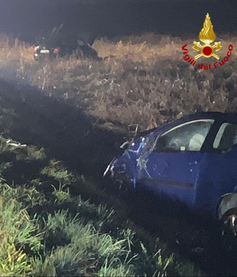 Incidente nella notte sulla strada delle Grange