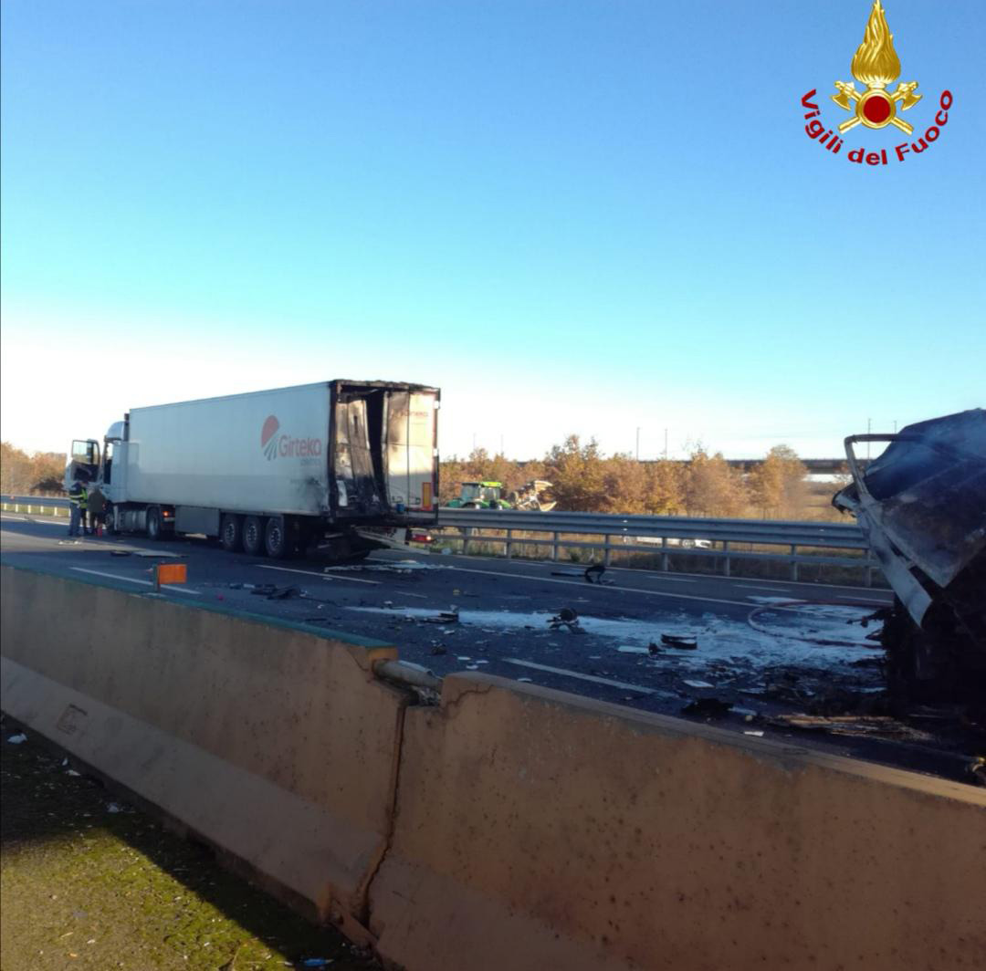 A4 tra Santhià e Carisio: riaperta una corsia