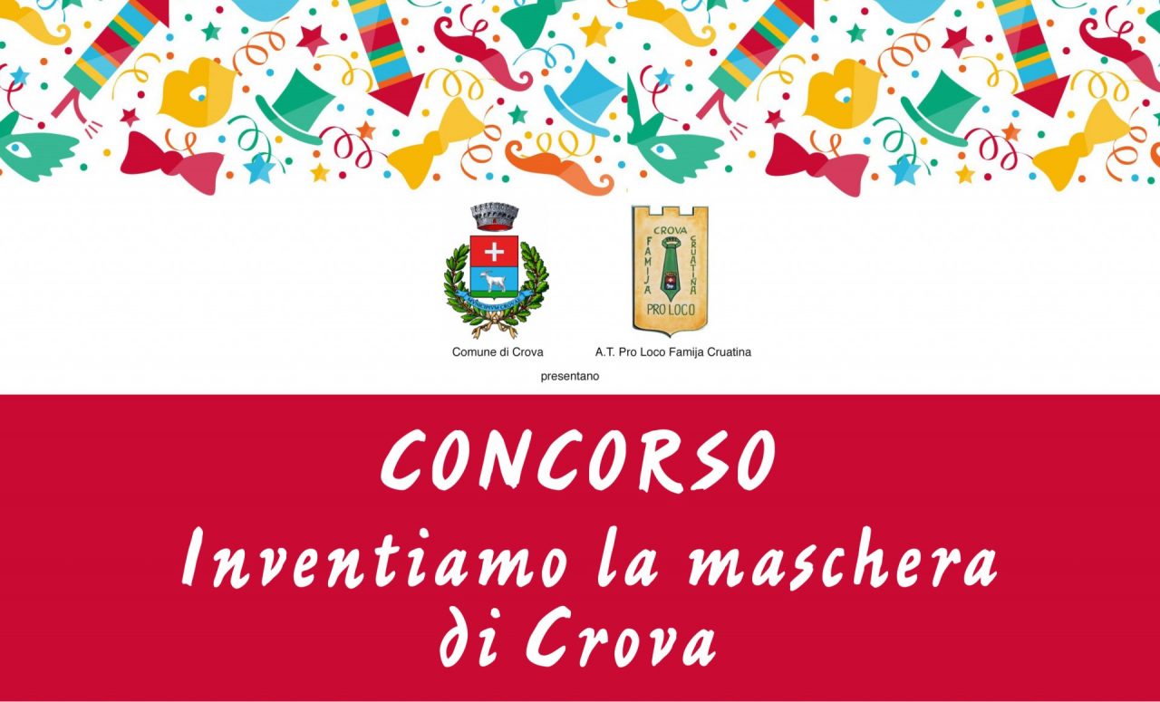 Crova: un contest per inventare le maschere