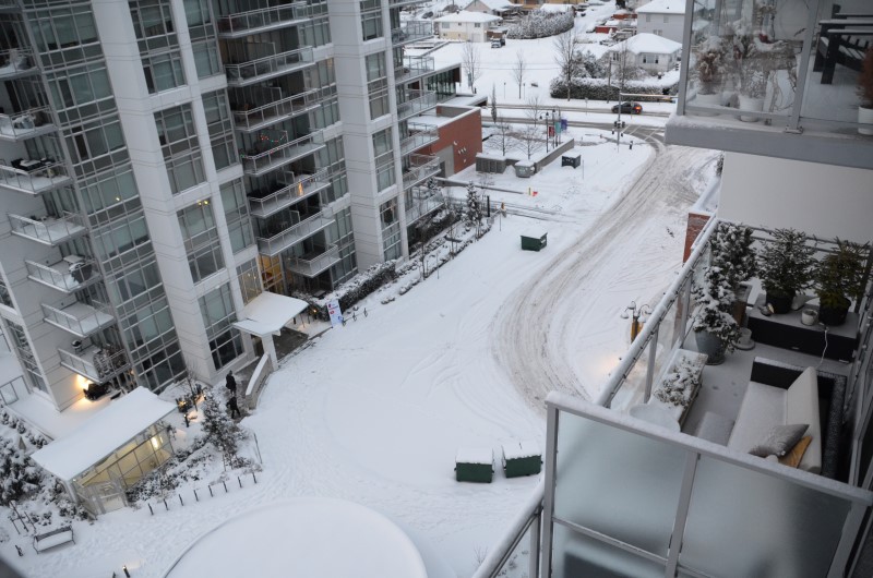 Una vercellese a Vancouver: nevicata eccezionale e reportage
