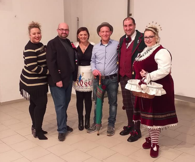 San Germano: Cristina e Rudy le maschere del Carnevale 2020