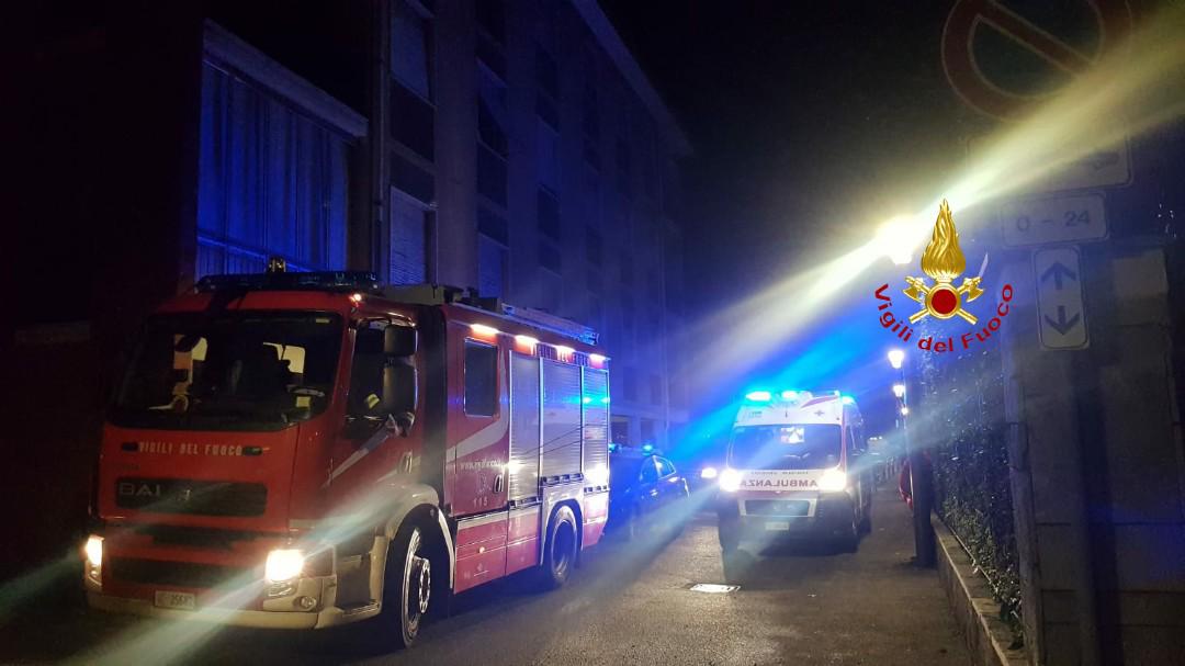 Infortunio in casa: una persona in ospedale