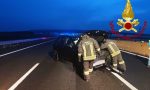 Incidente sull'A4: auto carambola e si ferma tra la seconda e la terza corsia