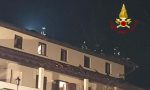 Borgomasino: tetto in fiamme