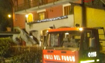 Varallo: incendio camino in frazione Rocca