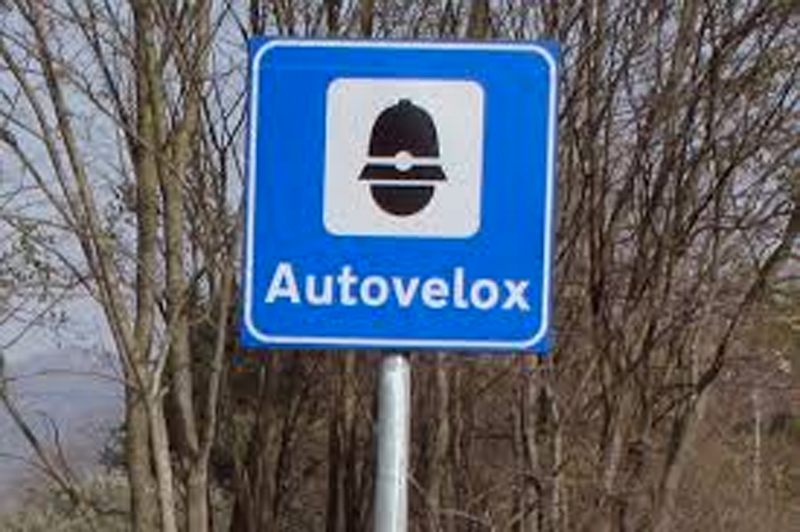 Un autovelox sulla provinciale 11 tra Vercelli e Santhià