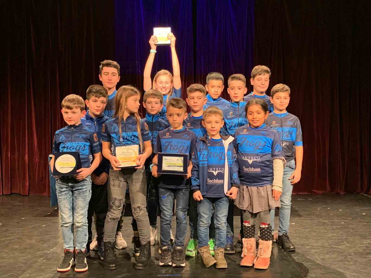 La scuola di ciclismo Team Frogs premiata a Torino