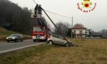 Incidente a Borgosesia: palo Enel pericolante