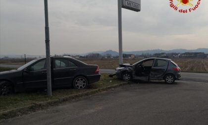 Crescentino: incidente in Frazione Galli