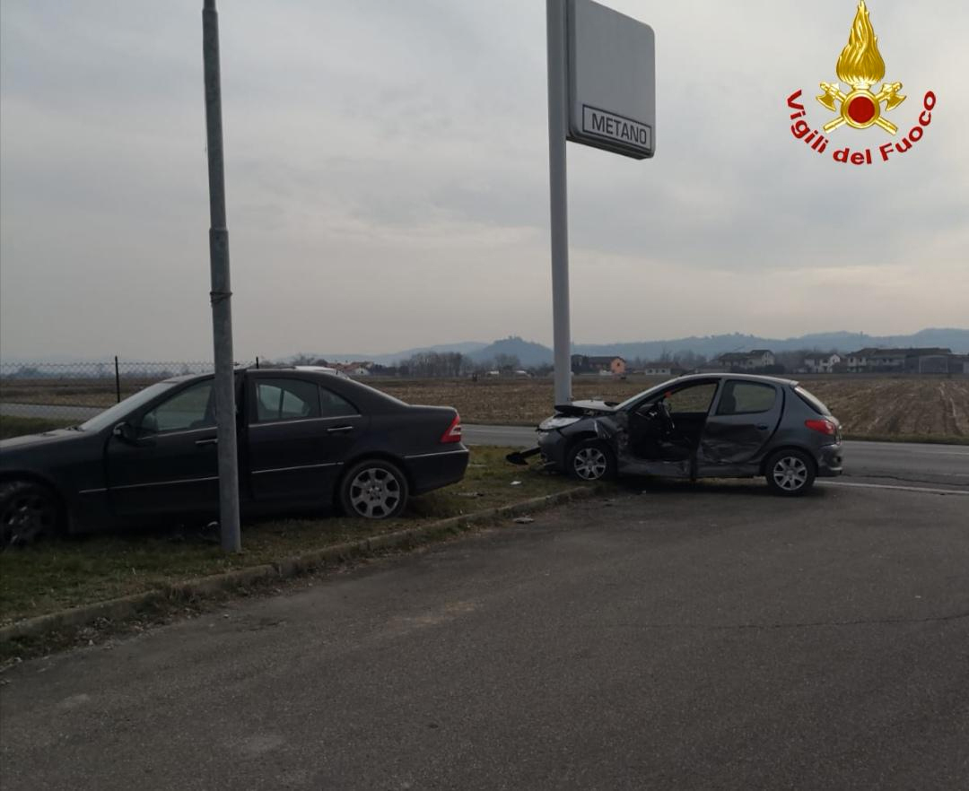 Crescentino: incidente in Frazione Galli