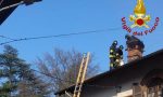 Gattinara: incendio camino in via Ponchielli