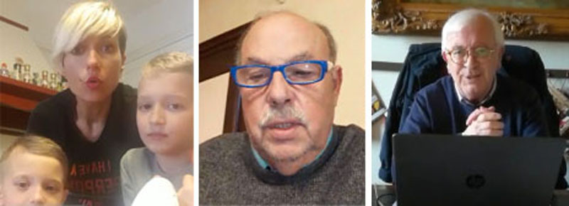 #iorestoacasa 4 – messaggi di Carolina Ferraris, Luigi Ferraris e Chiocchetti