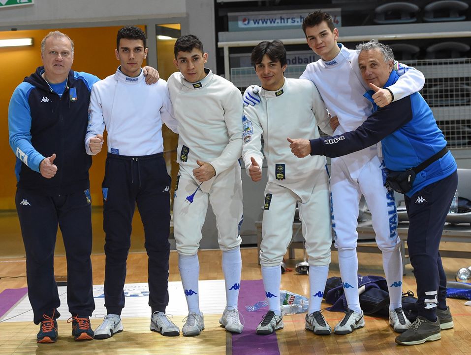 Spada maschile, argento nella prova a squadre per Piatti