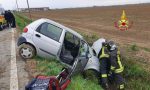 Auto nel canale: ferito soccorso dal 118