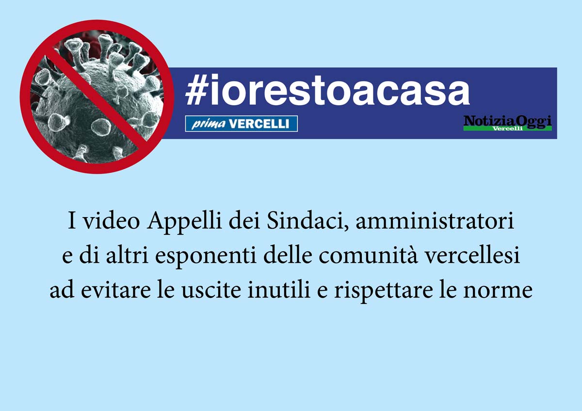 #iorestoacasa – 1  I primi appelli dei Sindaci