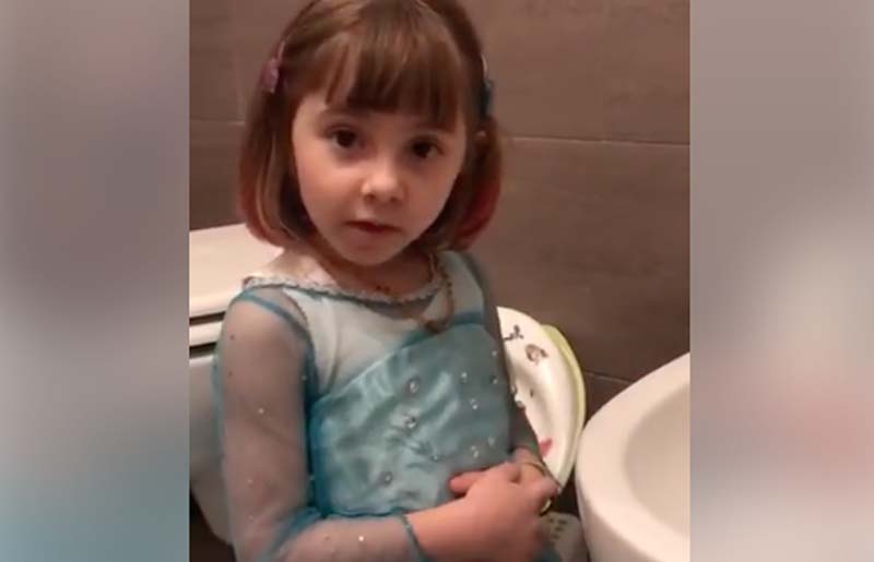 #iorestoacasa: la piccola Matilde Pane  ci insegna a lavarci le mani