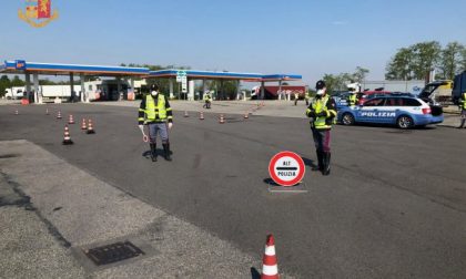Autostrada A4 chiusa ieri a Novara nord dalla Polizia