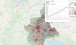 Online la mappa dei contagi in Piemonte