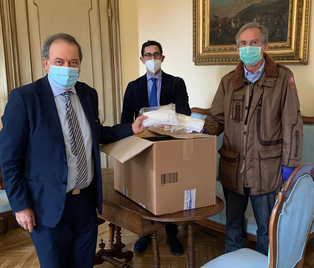 Coronavirus, Rotary Vercelli: mascherine per Anffas, Casa di Riposo e Politiche Sociali