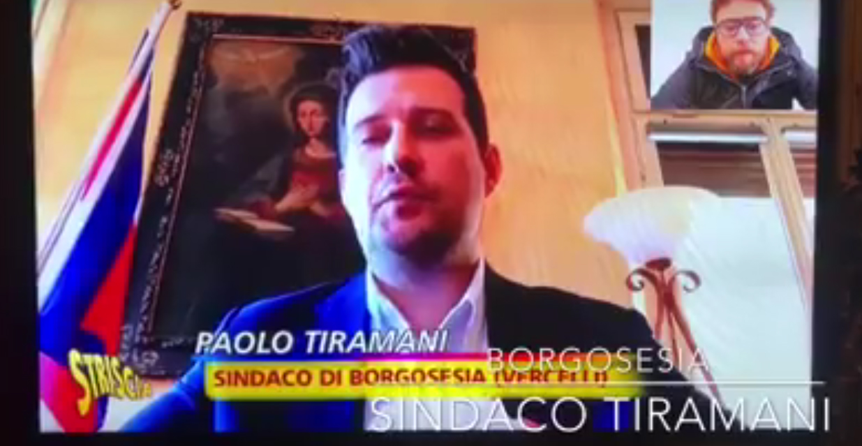Video-denuncia di Paolo Tiramani a Striscia la Notizia sul costo delle mascherine