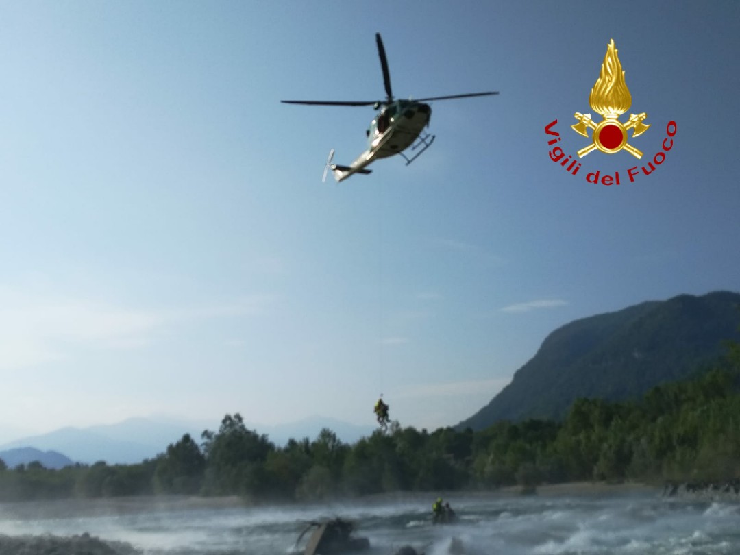 Due ragazzi salvati dalle acque del Sesia