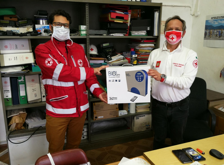 Dal Rotary Vercelli un dispositivo di sanificazione a ozono per la CRI