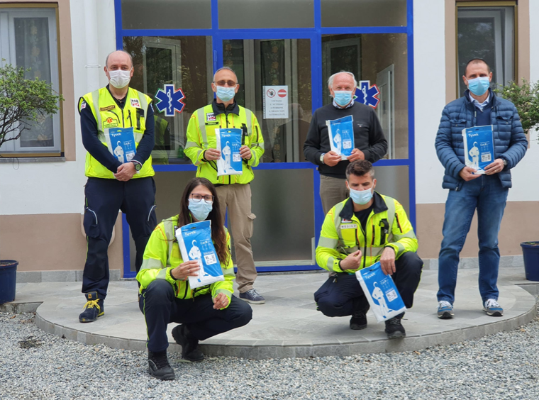 Kiwanis: oltre 150 tute di protezione al Servizio Emergenza Territoriale 118