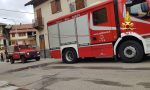 Quarona: contatore del gas in fiamme