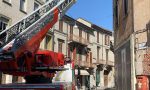 Caduta calcinacci in via G. Ferraris e qualche curioso di troppo