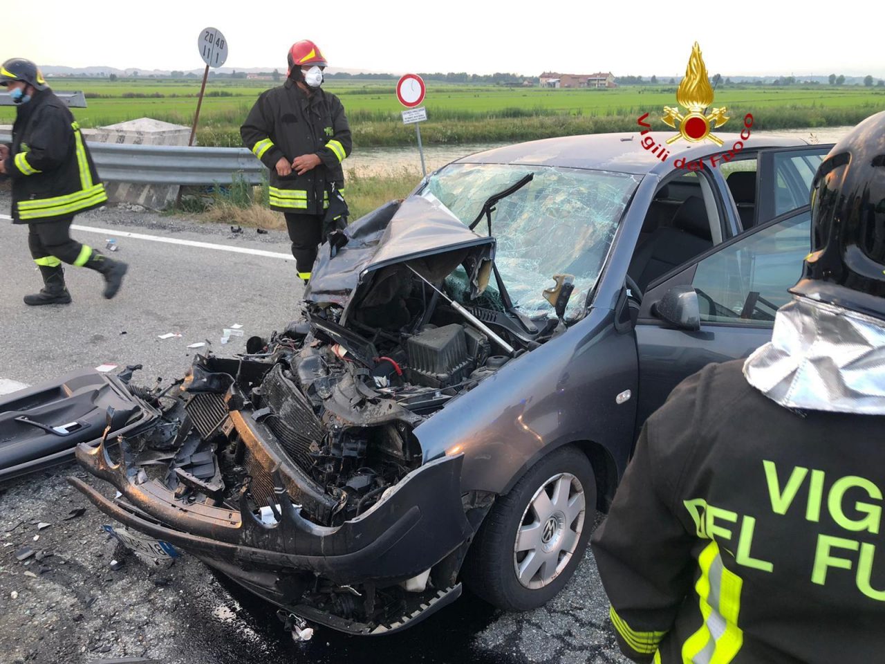 Grave incidente tra Tronzano e San Germano