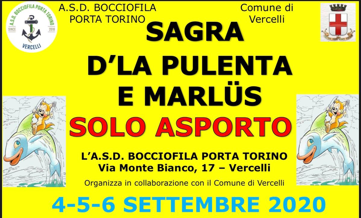 Sagra d’la Pulenta e Marlüs versione Covid