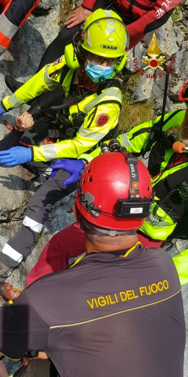 Escursionista infortunato alle gole del Sesia