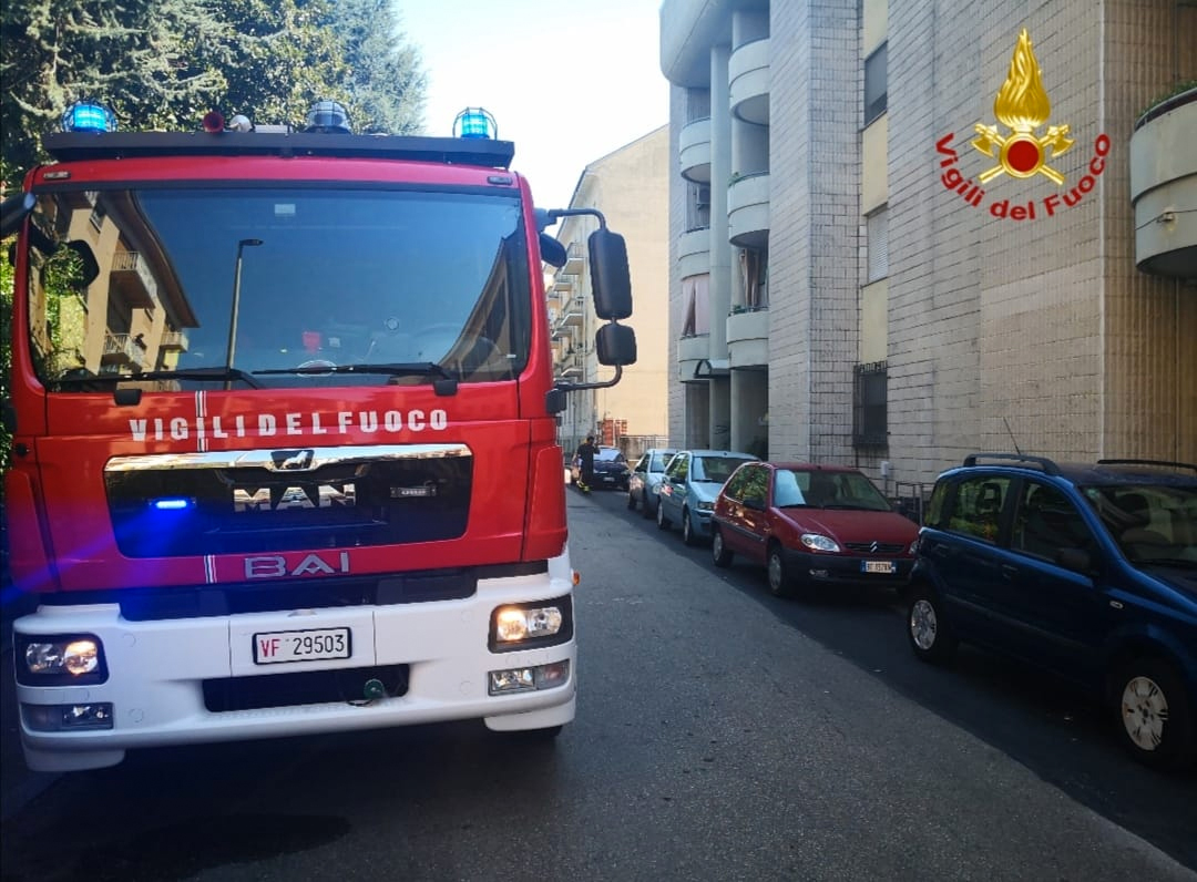 Fuga di gas in via Giolito