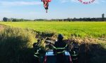 Vettignè: auto delle poste finisce nel fossato