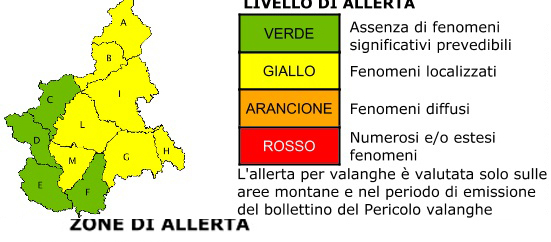 Allerta gialla oggi e domani nel vercellese